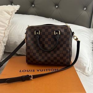 The Speedy Bandoulière 25 in damier ebene